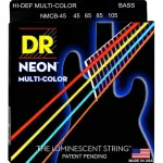 DR Strings NMCB-45, 4 guitar lines, rainbow coated, Medium, 45/105 ** Made in U.S.A. **