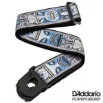 D'Addario® Planet Waves สายสะพายกีตาร์ ปลายสายมีระบบล็อคพิเศษ กว้าง 2 นิ้ว Planet Lock Guitar Strap Tiki ** Made in Canada **