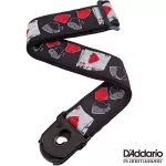 D'Addario® Planet Waves Guitar Shoulder Strap The end of the cable has a special lock system, 2 inches wide, Planet Lock Guitar Strap Hold Em ** Made in Canada **