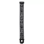 D'Addario® Planet Waves Guitar Shoulder Strap The end of the cable has a special lock system, 2 inches wide, Planet Lock Guitar Strap Skull N Bones ** Made in Canada **