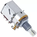 Paramount H69 ปุ่มหมุนวอลุ่ม แบบกด A250K Ohm ขนาดเล็ก ก้านยาว Push / Pull Volume Switch Potentiometer, High Pole