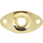 Paramount HJ-002 แผ่นเหล็กรองแจ็ค สำหรับกีตาร์ไฟฟ้า ทรง Les Paul รูปทรงรี Les Paul Jack Plate