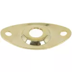 Paramount HJ-002 แผ่นเหล็กรองแจ็ค สำหรับกีตาร์ไฟฟ้า ทรง Les Paul รูปทรงรี Les Paul Jack Plate