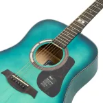 Mantic GT-1D 41 inch guitar, Dreadnough shape, Angle Man Sopz/Cherry Wood + Free Bag & Pick