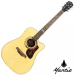 Mantic GT-1DC 41 inch guitar, Dreadnought Cutaway, Angel Mandrus/Cherry Wood + Free Bag & Tuner & C