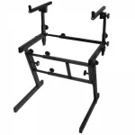 On Stage® KS7365EJ 2 -layer keyboard stand, width and height, Folding Z Keyboard Stand W/ 2nd Tier