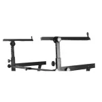 On Stage® KS7365EJ 2 -layer keyboard stand, width and height, Folding Z Keyboard Stand W/ 2nd Tier