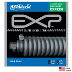 D'Addario® Exp220 4 guitar lines, 100% authentic nickel coating material, Super Light, 40-95 ** Made in USA **