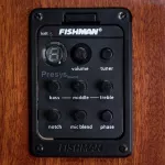 Fishman® Presys Blend ปิ๊กอัพกีตาร์โปร่ง แบบติดตั้งด้านข้าง ใส่ถ่านที่แผงควบคุม รุ่น OEM-PSY-301 Presys Blend Onboard Preamp Pickup System