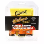 GIBSON® ชุดน้ำยาเช็ดทำความสะอาดกีตาร์ไฟฟ้า + ผ้าเช็ด + แปรงปัดฝุ่น รุ่น Vintage Reissue Guitar Restoration Kit