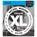 D'Addario® 100% authentic nickel guitar, EXL148 Extra Heavy 12-60 ** Made in USA **
