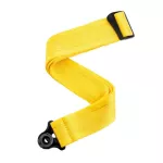 D'Addario® Auto Lock Strap, guitar strap, Mellow Yellow, automatic pins, 2 inches wide // made in Canada