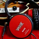 VOX® AMPONE BAST headphones with VOX Amplifier Amplifiers, Gold Jack + Free Jacks & Charcoal
