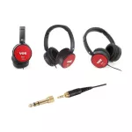 VOX® AMPONE BAST headphones with VOX Amplifier Amplifiers, Gold Jack + Free Jacks & Charcoal