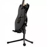 On Stage® GS7140 Electric guitar stand Base guitar stand With a high-rise shoulder lock 30-41 cm. Push-Down Spring-up locking elect