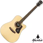 Mantic AG-1C 41-inch electric guitar, Dreadnought Cutaway shape, Sita Sprus/Okame + Free Bag & Kapo