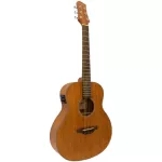 Baracuda GS1EQ, 36 -inch acoustic guitar, GS Mini shape, Mahogany wood, All Mahogany ** with built -in straps ** + free