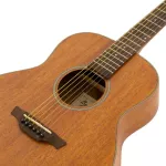 Baracuda GS1EQ, 36 -inch acoustic guitar, GS Mini shape, Mahogany wood, All Mahogany ** with built -in straps ** + free