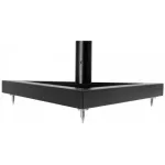 On Stage® SMS6000-P Speaker Legs, Monitor, Double Speaker stand, 24x24 cm with Studio Monitor Stands /