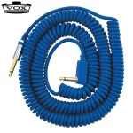 VOX® VCC VINTAGE COLED Cable, 9 -meter long -standing guitar jack cable / bend head + free cloth bag