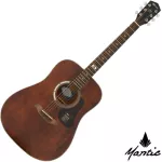 Mantic GT-1D 41 inch guitar, Dreadnough shape, Angle Man Sopz/Cherry Wood + Free Bag & Pick