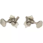 GotoH® SE780 Open Gear 06m-L3R3-XN Guitar knob, airy guitar, vintage silver, vintage head, Zinc X-Nickle-Tuni