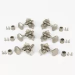 GotoH® SE780 Open Gear 06m-L3R3-XN Guitar knob, airy guitar, vintage silver, vintage head, Zinc X-Nickle-Tuni