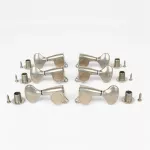 Gotoh® SGS510Z Stardard L5-L3R3-XN ลูกบิดกีตาร์ ลูกบิดกีตาร์โปร่ง สีเงินวินเทจ แบบฝาครอบ หัว L5 Zinc X-Nickle - Tuning M