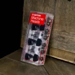 GotoH® SG381 Stardard AB20-L3R3-LOC. Guitar knob, airy, black guitar, curved head cover, Zinc Cosmo Black-TUNING MACHIN.