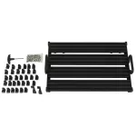 GUITTO Pedal Board effect can be put up to 8, medium size, GPB-02B + free, free with a bag & an attraction device.