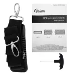 GUITTO Pedal Board effect can be put up to 8, medium size, GPB-02B + free, free with a bag & an attraction device.