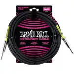 ERNIE BALL® สายแจ็คกีตาร์ 6 เมตร หัวตรง/หัวตรง แบบตัวนำสัญญาณคู่ Guitar & Instrument Cable / P06046