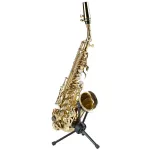 K&M® 14355 Saxophone Stand »Saxxy« Zacofone stand Sophano Sam Saxophone stand, 18.8 cm high. Foldable. Model 14355-000-55 +