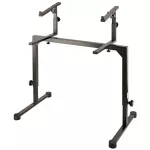 K&M® 18811 Stacker with a 2nd floor keyboard for the K&M keyboard stand 18800, 18810, 18820, high adjustment 26.2 - 37.