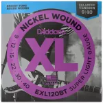 D'Addario® EXL120BT Electric guitar line number 9 Nickel material, 100% authentic, Balanced Tension Super Light, 09 - 42