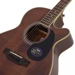 Saga® SA700CR กีตาร์โปร่ง 40 นิ้ว ทรง OM Cutaway ไม้ท็อปโซลิดสปรูซ/ไม้ซาเปล เคลือบด้าน + แถมฟรีกระเป๋ากีตาร์ & ชุดน้ำยาเ