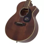 Saga® SA700CR กีตาร์โปร่ง 40 นิ้ว ทรง OM Cutaway ไม้ท็อปโซลิดสปรูซ/ไม้ซาเปล เคลือบด้าน + แถมฟรีกระเป๋ากีตาร์ & ชุดน้ำยาเ