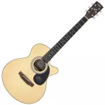 SAGA® SA700C 40 -inch guitar OM shape, TOP Sol, ENGLEMAN SPRUCE /MAHOGNAY coated +free pear bag