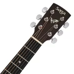 SAGA® SA700C 40 -inch guitar OM shape, TOP Sol, ENGLEMAN SPRUCE /MAHOGNAY coated +free pear bag