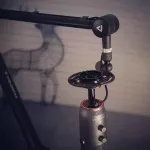 Thronmax® Expert Mount P2 Legs, Catching Mike Shock Mount, made of metal, adjusting up to 180 degrees + free 5/8 inch spiral converter.