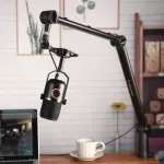 Thronmax® Expert Mount P2 Legs, Catching Mike Shock Mount, made of metal, adjusting up to 180 degrees + free 5/8 inch spiral converter.