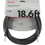 Fender® Pro Series Instrument Cable, 5.5 meters, 10 feet, straight head/straight head