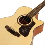 Mantic OM-1C, airy guitar, 40 inches, concave neck, OM, spruce/okme coated + free bag & kapo & pic