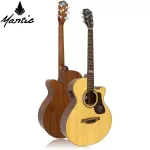 Mantic GT-10ACE 40-inch electric guitar, GA CUTAWAY shape, Top Sol, Angel Mandrus/Cherry Wood Body cable set +