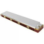 Suzuki® Study 24 Harmonica ฮาร์โมนิก้า เมาท์ออแกน Tremolo 24 ช่อง + แถมฟรีเคส & ผ้าเช็ด