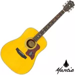 Mantic AG-620, 41 inch acoustic guitar, Dreadnough shape, shadow coating, Sitka, Spruez/Mahokani + free, free lining & kapok & pick