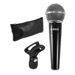 Studiomaster Microphone / Mike has an open switch, model KM52 + free cable, mic & Legs, Mike & Pocket ** 1 year Insurance **