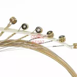 Alice® AE537 L, Electric guitar line No. 10, Hycarbon Steel material Rust -proof Wrapped with genuine golden Allah material, Light Tensio