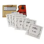 Alice® AWR19C-N, classic guitar line, Normal Tension, carbon/nylon, gold tendon strap