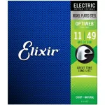 ELIXIR® OPTIWEB 19102 Electric guitar line No. 11 Nickel coating 100% authentic Medium, .011 - .049 ** Made in USA **